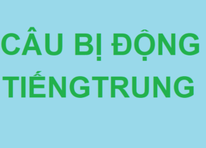 hình ảnh câu bị động trong tiếng Trung
