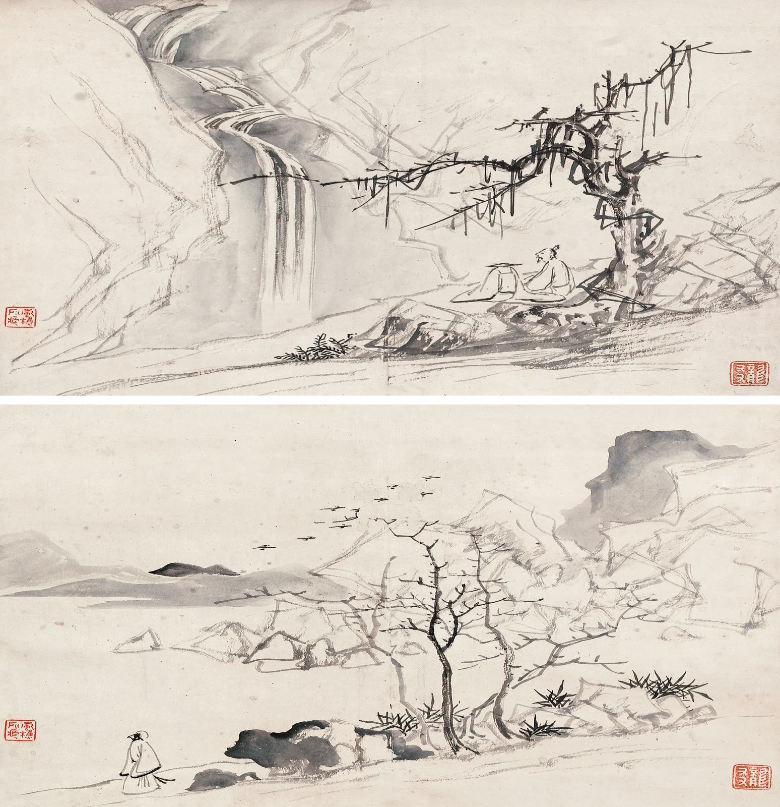 Hình ảnh Tranh thủy mặc Trung Quốc cổ - nghệ thuật độc đáo của người Tàu 7