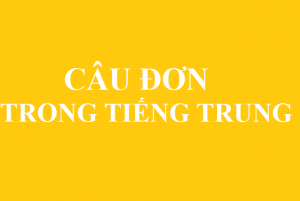 Hình ảnh Câu đơn trong tiếng Trung 1