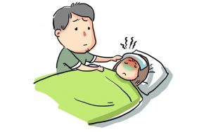 Hình ảnh Văn mẫu: Kể về một lần bị ốm bằng tiếng Trung