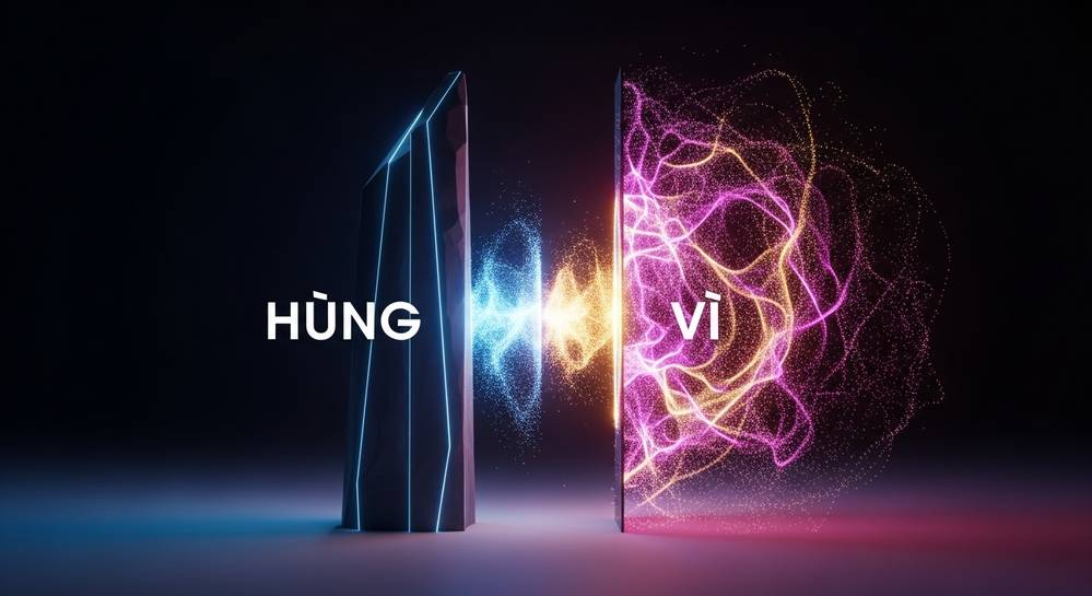 Phân tích ý nghĩa của từng thành tố hùng và vĩ